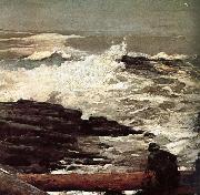 Winslow Homer Driftwood Spain oil painting artist